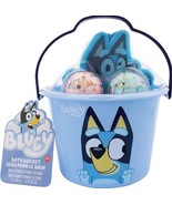BLUEY Bath Bomb Bucket (Sponge, Bucket, 2 Bombs) (BBC LUDO) Blue - $316.68 MXN