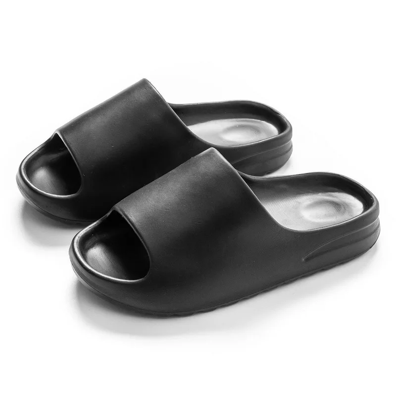 New Men Thick Bottom Slippers Platform Bathroom Slides Non Slip Trend Designer S - £93.60 GBP