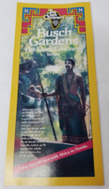 Busch Gardens The Dark Continent Brochure 1977 Tampa Face to Face with A... - £15.01 GBP