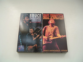 Vintage Bruce Springsteen video anthology 1978-88 and MTV in concert vhs tapes - £14.76 GBP