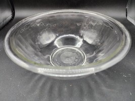 Pyrex 325 Flat Rim Mixing Nested Bowl 2.5 Liter Clear Glass 10&quot; Diameter Vintage - £14.78 GBP