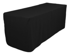 TEKTRUM 6-Feet Long Fitted Table DJ Jacket Cover for Trade Show-Heavy Du... - £17.50 GBP