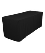 TEKTRUM 6-Feet Long Fitted Table DJ Jacket Cover for Trade Show-Heavy Du... - £17.20 GBP