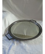 Antique Pairpoint Mfg Co Quad Plate Beveled Mirror Serving Tray Handles - £97.78 GBP
