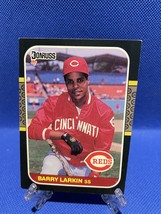 Barry Larkin # 492 1987 Donruss Baseball Card - £50.99 GBP