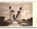 The Avenue at Middelharnis Painting  by Meindert Hobbema UNP DB Postcard... - $2.92