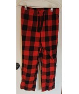 Womens XS Old Navy Red/Black Plaid Casual Lounge Pants - $13.86