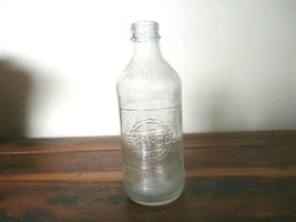 10 Oz Embossed Pepsi Cola Clear Glass Bottle No Refill Dispose Of Properly - £4.63 GBP