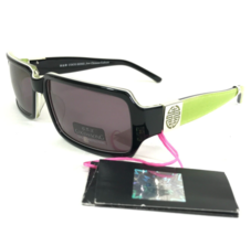 Coco Song Sunglasses HONEY MINSTREL Col.1 Black Green Square Purple Lenses - £72.27 GBP
