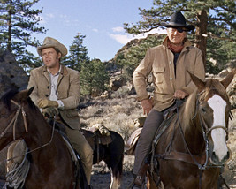 John Wayne and Glen Campbell in True Grit on Horses Classic Western 1969 16x20 C - £54.75 GBP
