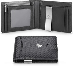 TEEHON  Carbon Fiber Rfid Men Wallets Money Bag Slim Thin Card Man Wallet Luxury - £68.11 GBP