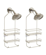 Shower Caddy 21-1/4" H x 4-1/2" W x 9" L Satin Silver, Design 58694 Milo... - $44.54