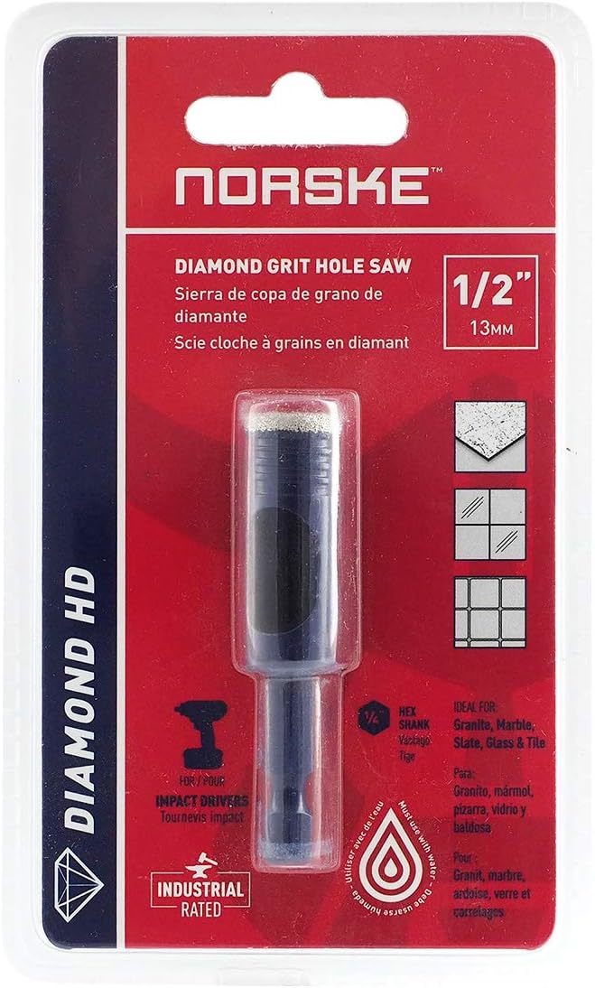 Norske Tools Ndhsi113 1/2 Inch (12Mm) Industrial Quality Vacuum Brazed, ... - $38.97