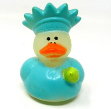 Statue of Liberty Rubber Duck Glow in the Dark Tiny 1&quot; Toy US Seller  C - $8.66