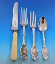 Medallion by John Polhamus / Shiebler Sterling Silver Flatware Set 48 pcs Mary - £5,798.48 GBP