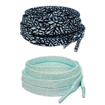 Green Glow Elephant Print Flat Laces For Air AJ Jordan 3 Mint III - $7.99