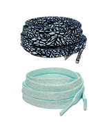 Green Glow Elephant Print Flat Laces For Air AJ Jordan 3 Mint III - €6,91 EUR