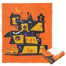 Warner Bros. Scooby-Doo Silk Touch Throw Blanket, 50&quot; x 60&quot;, Haunted House(D0102 - £48.80 GBP