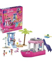 MEGA Barbie Boat Building Toys Playset, Malibu Dream Boat with 317 Pieces, 2 Pet - £40.20 GBP