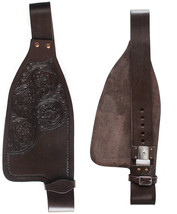 Horse Western Adult Tooled Leather Replacement Saddle Fenders 5230 - $64.99