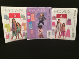 girls&#39; top, camisole,skirt, leggings,and shorts McCall&#39;s patterns size 7 U-Pick - £2.40 GBP