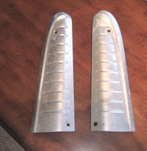1963-1964 Ford Galaxie Upper Bench Trim Left & Right Front Seat Shield Mouldings - $39.60