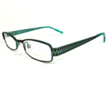 Jessica McClintock Pequeña Gafas Monturas JMK 419 Brown Teal Verde 45-17... - $36.93