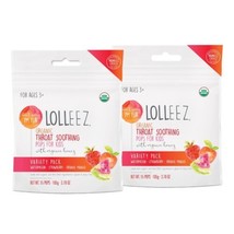Lolleez - Momeez Choice Organic Throat Soothing Pops - Variety Pack - $13.98