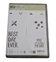 Stampin&#39; Up! BEST DAY EVER • 9 Stamp Set • Photopolymer • Retired New - £5.31 GBP