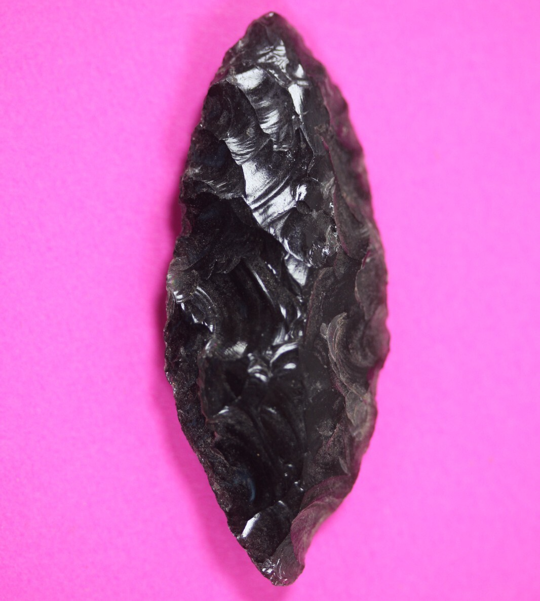 Authentic Pre Columbian Artifact Aztec Arrowhead Battle of Mexico City C... - $29.99