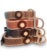 Premium Dog Collar by Blue Small Feathered Rose - $140.76 MXN