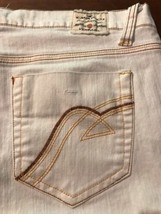 Z. Cavaricci Women&#39;s Jeans Vintage White Authentic Straight Leg Size 12 X 27 - £27.69 GBP
