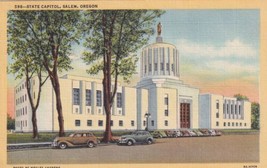 State Capitol Salem Oregon OR 1948 to Washington KS Postcard C56 - £2.39 GBP