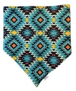 Southwestern Green Pet Bandana With Snap Closure Large New - £6.35 GBP