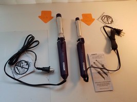 Conair Set Of 2 Purple Curling Irons 3/4" & 1" Irons New Without Box - $19.95
