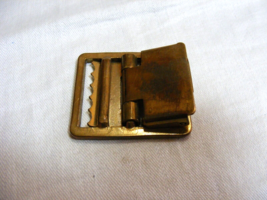 Vintage U.S. Military Brass Belt Buckle Open Face #2 18-c - $34.64