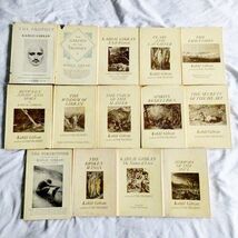 Kahlil Gibran Book Series Lot of 14 Hardcover Books W/ Dust Jackets The ... - $148.50