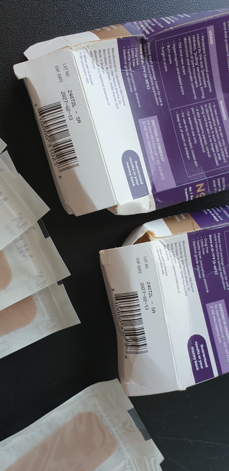 Mederma Medical Grade Silicone Scar Sheets Small Adhesive 4 Count - 2 Packs Item image 4