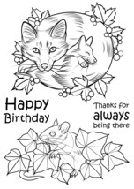 The Card Hut Clear Stamps 8&quot;X6&quot; By Charlotte Eleanor Flora And Fauna  Fo... - £13.30 GBP