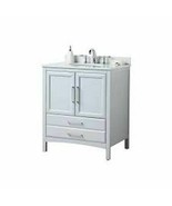 Brand New Vanity Art Rochefort 30&quot;x 22&quot;x 35&quot; Bath Vanity/Grey w/Vanity T... - $346.50