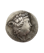 Antica medaglia greca restrizione - Eracle di Thasos con ritratto dionis... - $18.55 CAD