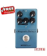 Mosky Magnetic Delay Guitar Effect Pedal Time Depth Flutter Rate Regen L... - $39.58 CAD