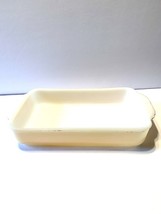 Vtg FIRE-KING 1.5 Quart Peach Luster Ware #410 Casserole / Baking Dish Lovely! - £7.91 GBP