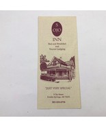 5 OJO INN Bed &amp; Breakfast &amp; Tourist Lodging Brochure Vintage 1990&#39;s - $127.40 MXN
