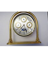 PORTFOILO By Tiffany &amp; Co. Day/Date Month Gold Mantel Clock - $3,602.15 MXN