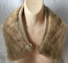 Vintage Brown Fur Coat Collar Stole - £13.50 GBP