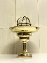 Nautical Marine salvaged brass passageway Oceanic light - $63.81
