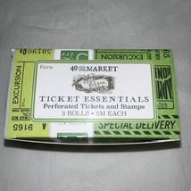 49 &amp; Market NIP Fern Ticket Essentials 3 Rolls Scrapbooking Card Making - $14.99