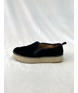 Sam Edelman Carrin Espadrilles Suede Smoking Platforms Black size 6.5 - $43.57 CAD