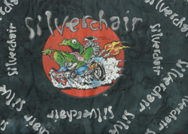 SILVERCHAIR frog on bike TIE DYE BANDANA official merchandise - ex tour ... - £6.52 GBP